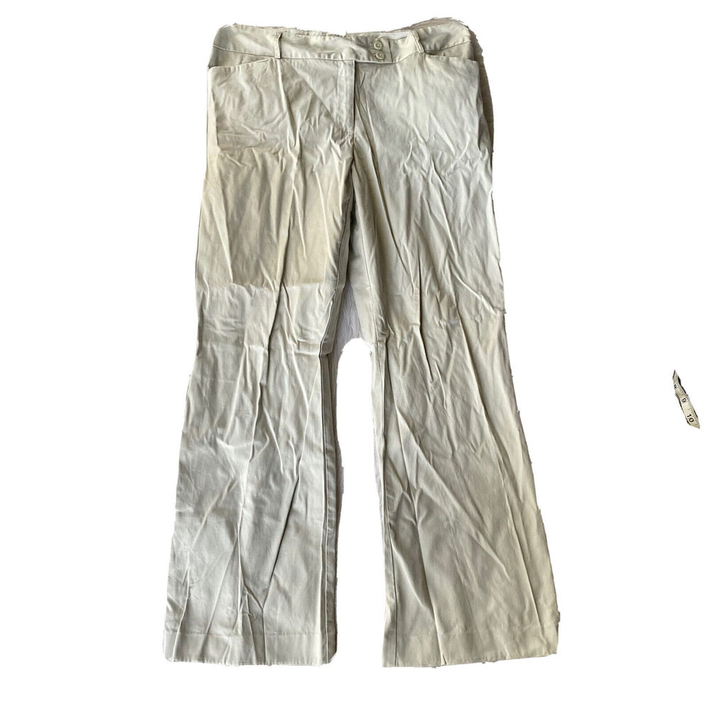 George Pants Size 12 London Fit Tan Beige Dress Work Career School Casual Womens